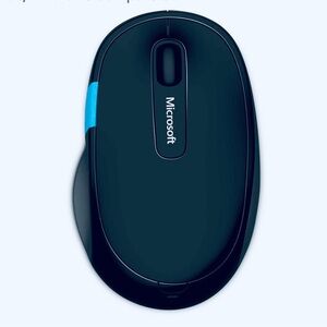 Microsoft Ergonomic Mouse - Black and Blue Accent